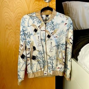 Printed Bomber Jacket